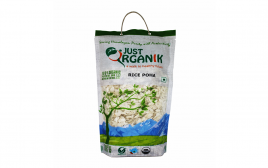 Just Organik Rice Poha   Pack  500 grams